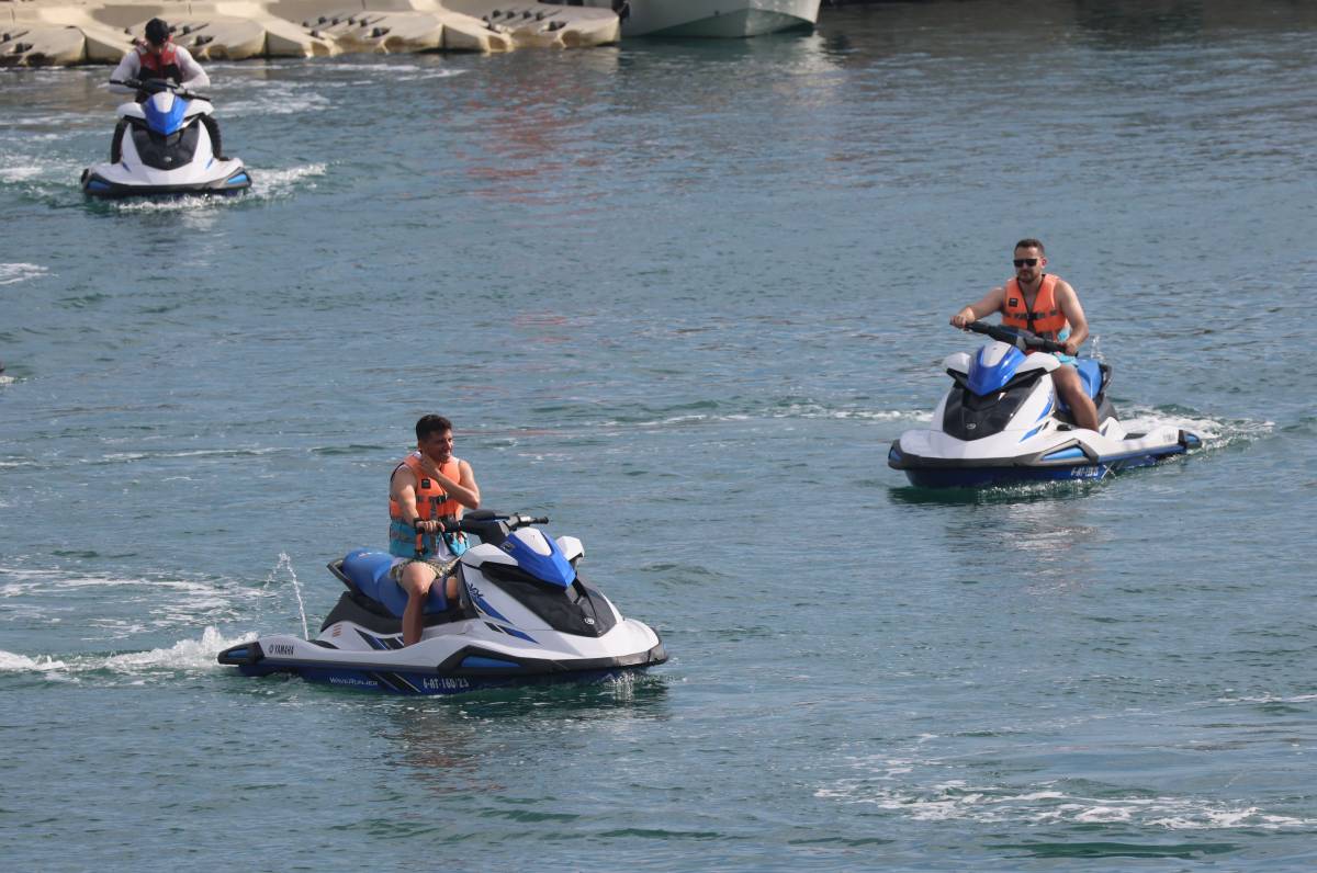 Excursión en moto de agua en La Marina de Valencia
